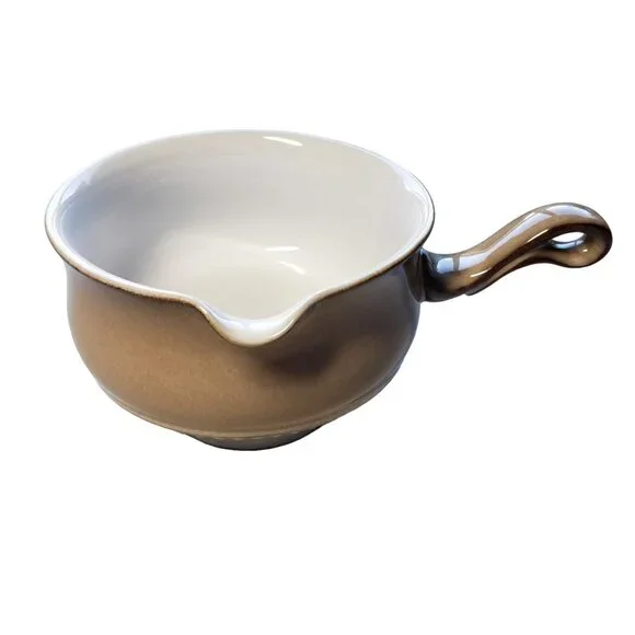 Denby Seville Stoneware Handled Footed Gravy Sauce Boat - Picture 1 of 6